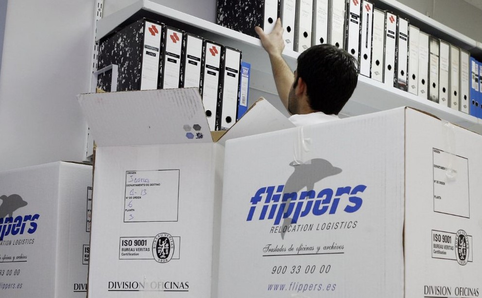 mudanza oficina Flippers mudanza oficina Flippers